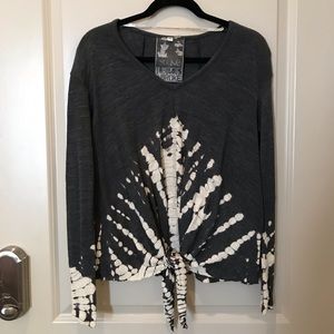 Young Fabulous & Broke Longsleeve Tie front top